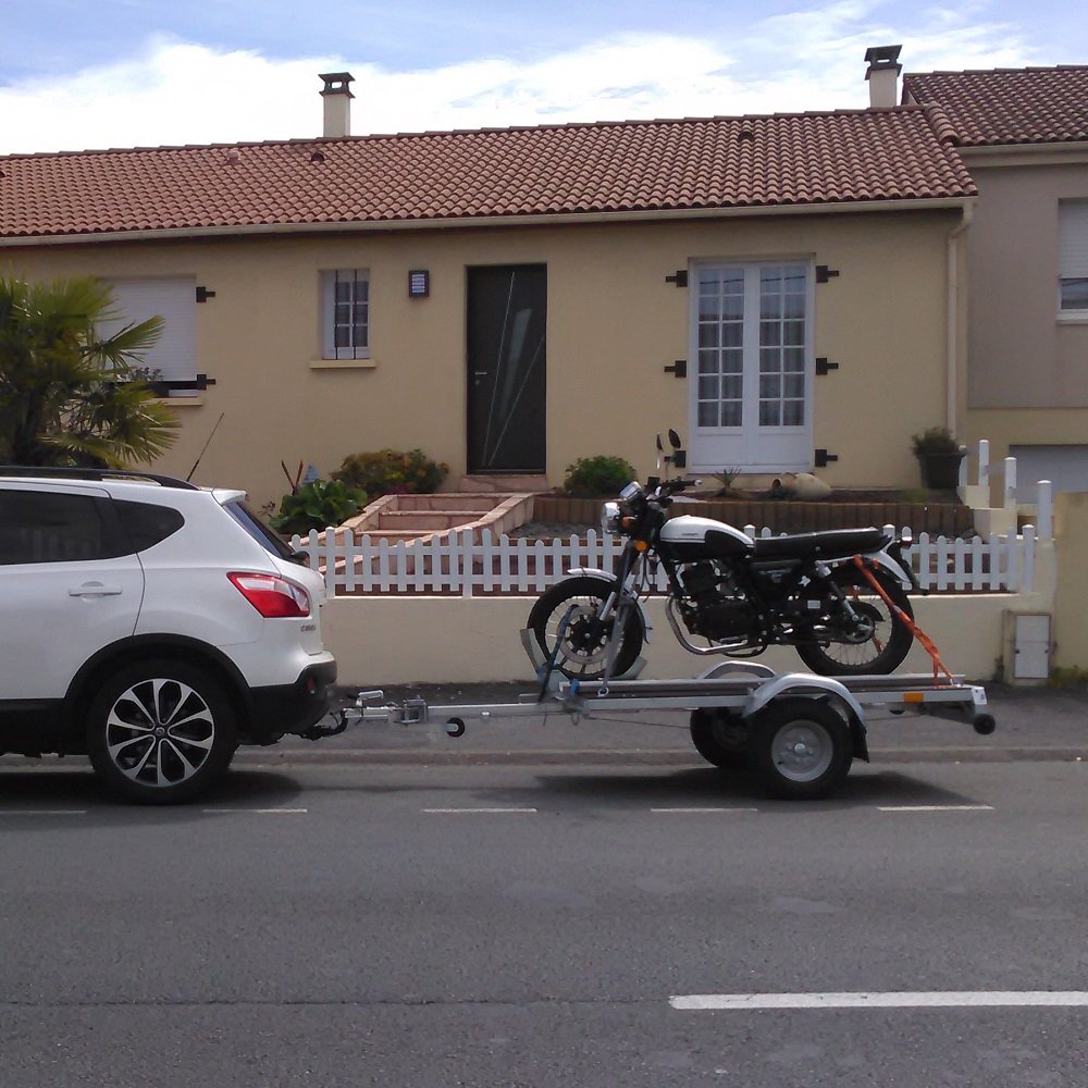 Remorque porte moto