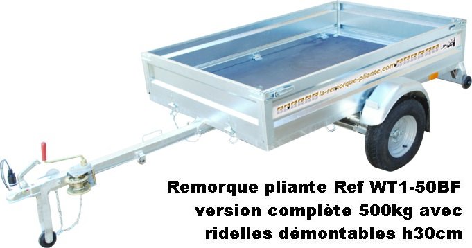Remorque Pliante Technique