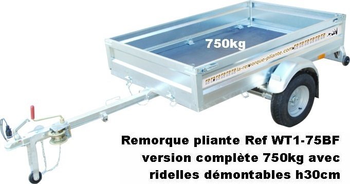 Remorque 750kg
