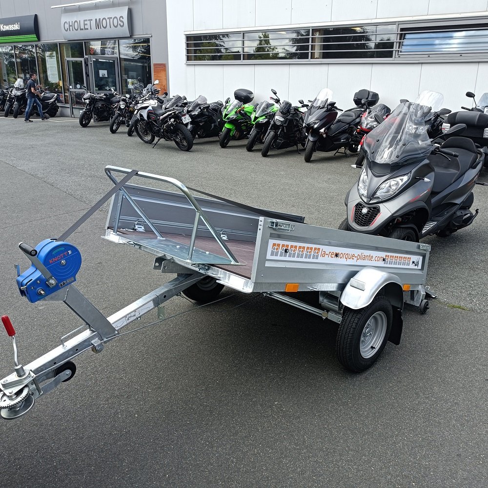 Remorque porte scooter 3 roues