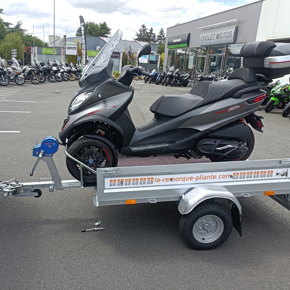 Remorque porte scooter 3 roues