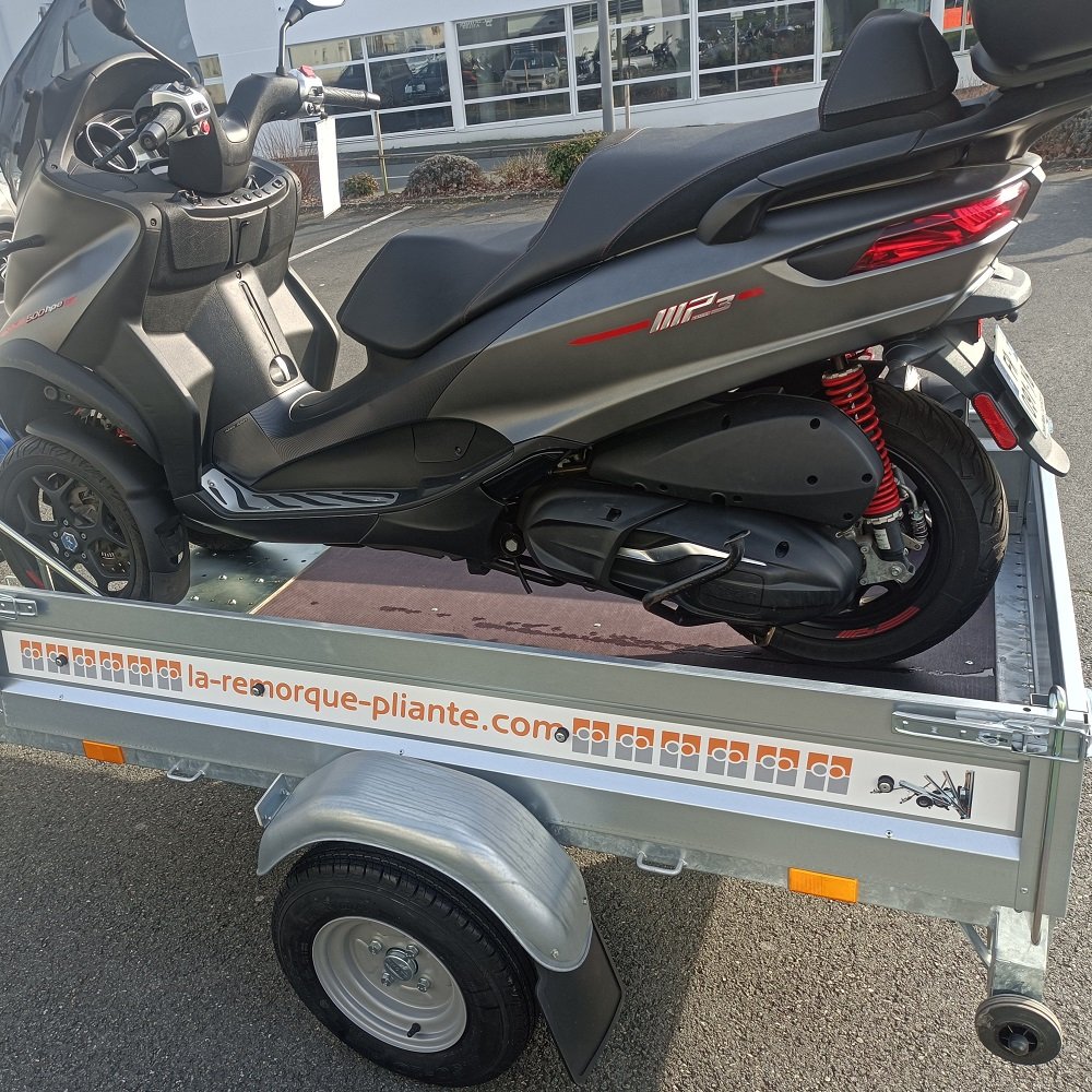 Remorque porte scooter 3 roues