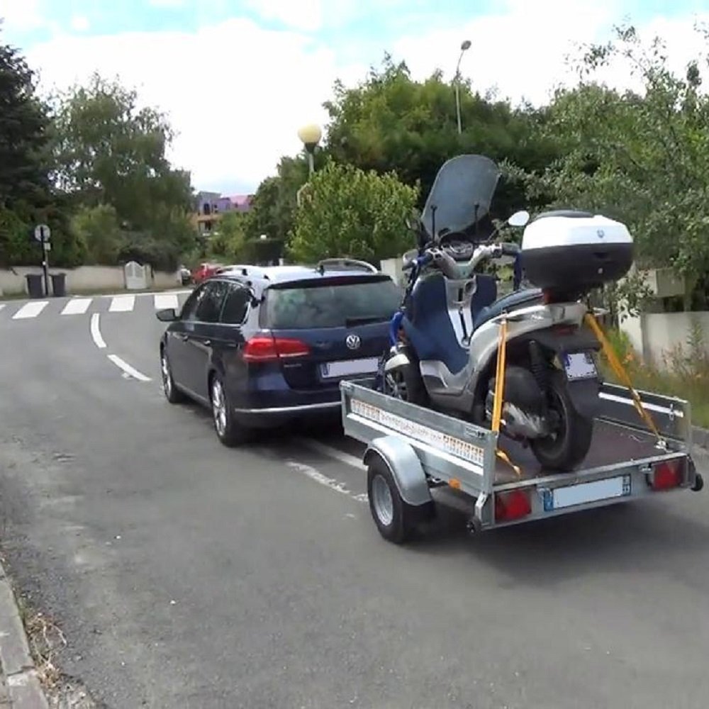 Remorque porte scooter 3 roues