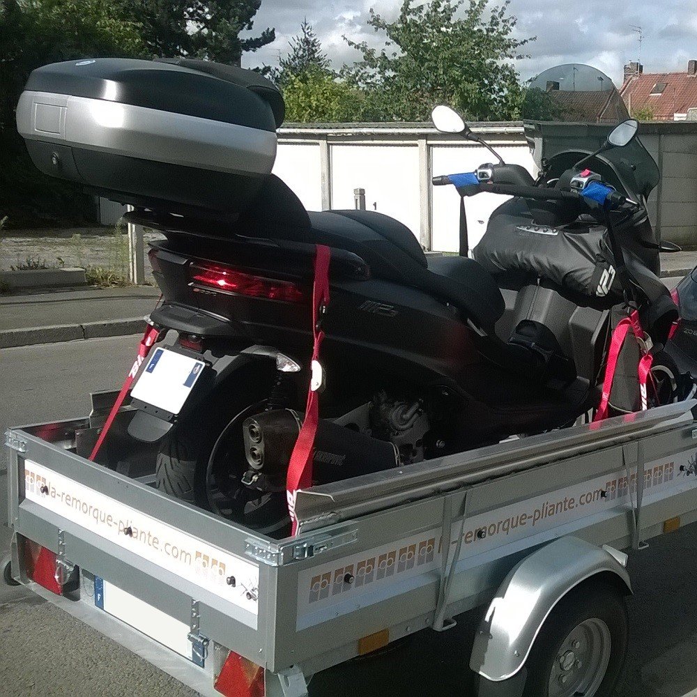 Remorque porte scooter 3 roues